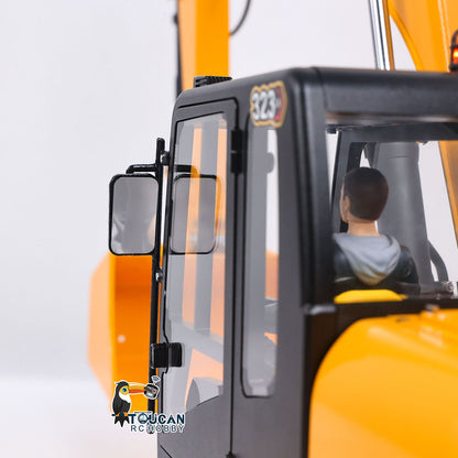 US Stock TOUCAN RC HOBBY 323GX RTR Metal 1/12 Hydraulic Remote Control Excavator  3 Way Valve RC Digger Model Quick Coupler Flysky ST8 Radio Battery