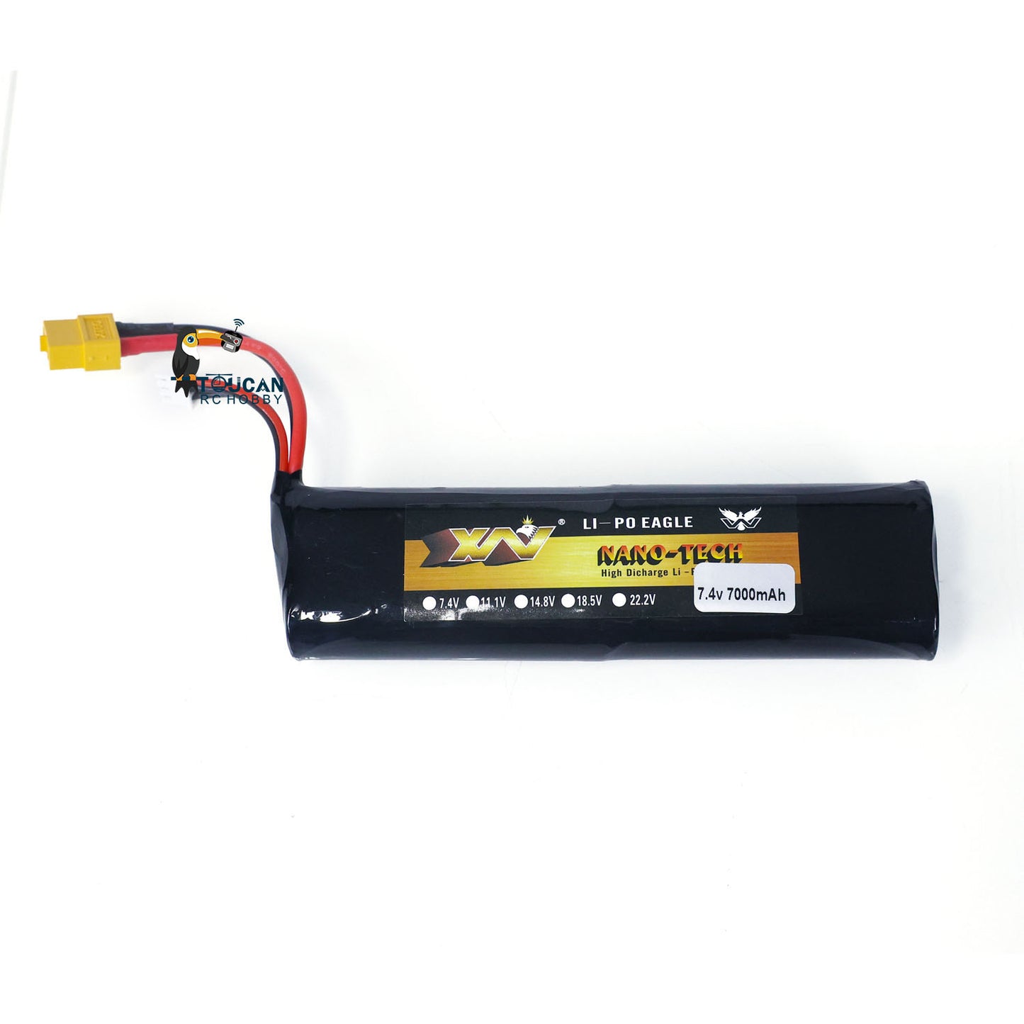 Henglong 7000mAh/3500mAh 7.4V Lthium Polymer for Battery XT60/TAMIYA Plug for Heng Long 1/16 RC Tank German Tiger I T72 T90 3938 3939 Model 3958 3848 3849 3868