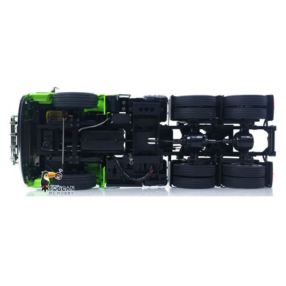 1/14 6*6 RC Tractor Truck 3363 Remote Control Lorry Car Model 540 Brushed Motor 60A ESC Openable Door Flysky I6S Radio RTR