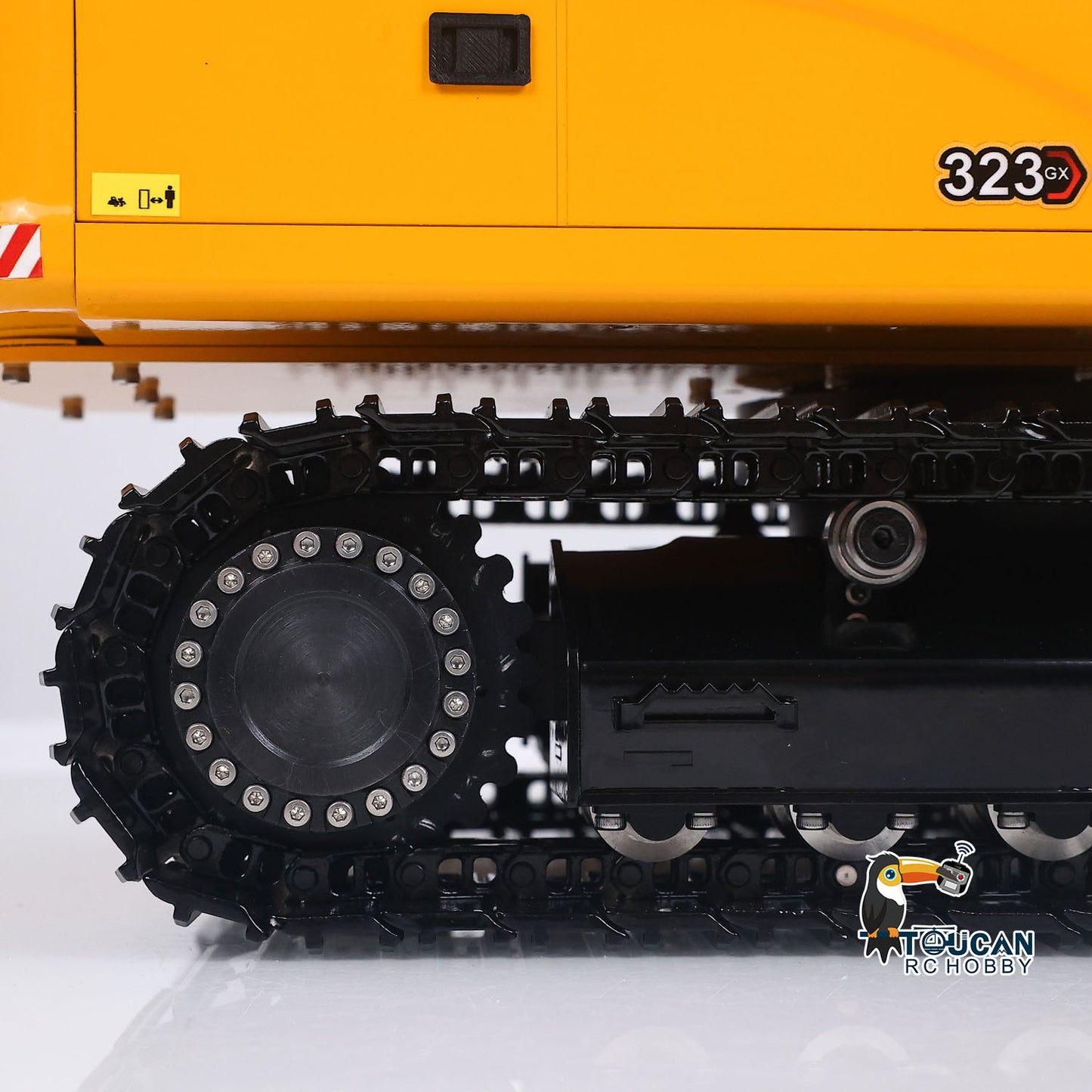 US Stock TOUCAN RC HOBBY 323GX RTR Metal 1/12 Hydraulic Remote Control Excavator  3 Way Valve RC Digger Model Quick Coupler Flysky ST8 Radio Battery