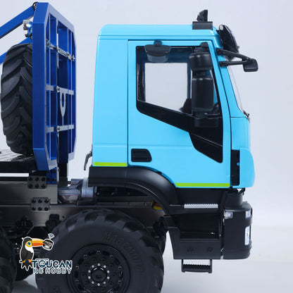 1/14 8x8 RC Rock Crawler Car Climbing Vehicle Remote Control Flatbed Truck DIY Car Model Light Sound System Servo ESC