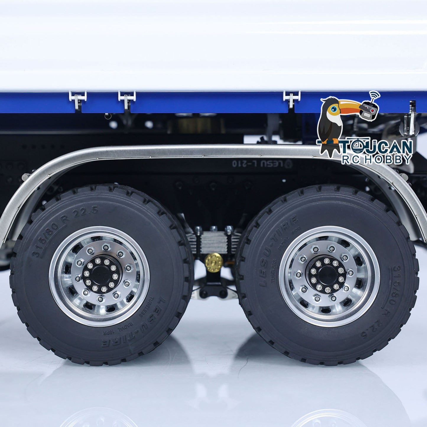 LESU Z0063 1/14 Metal Hydraulic 3 Ways RC Dump Truck with Crane 7CH Valve Paladin PL18EV Remote Controller 2 Speed Transmission Sound Light System