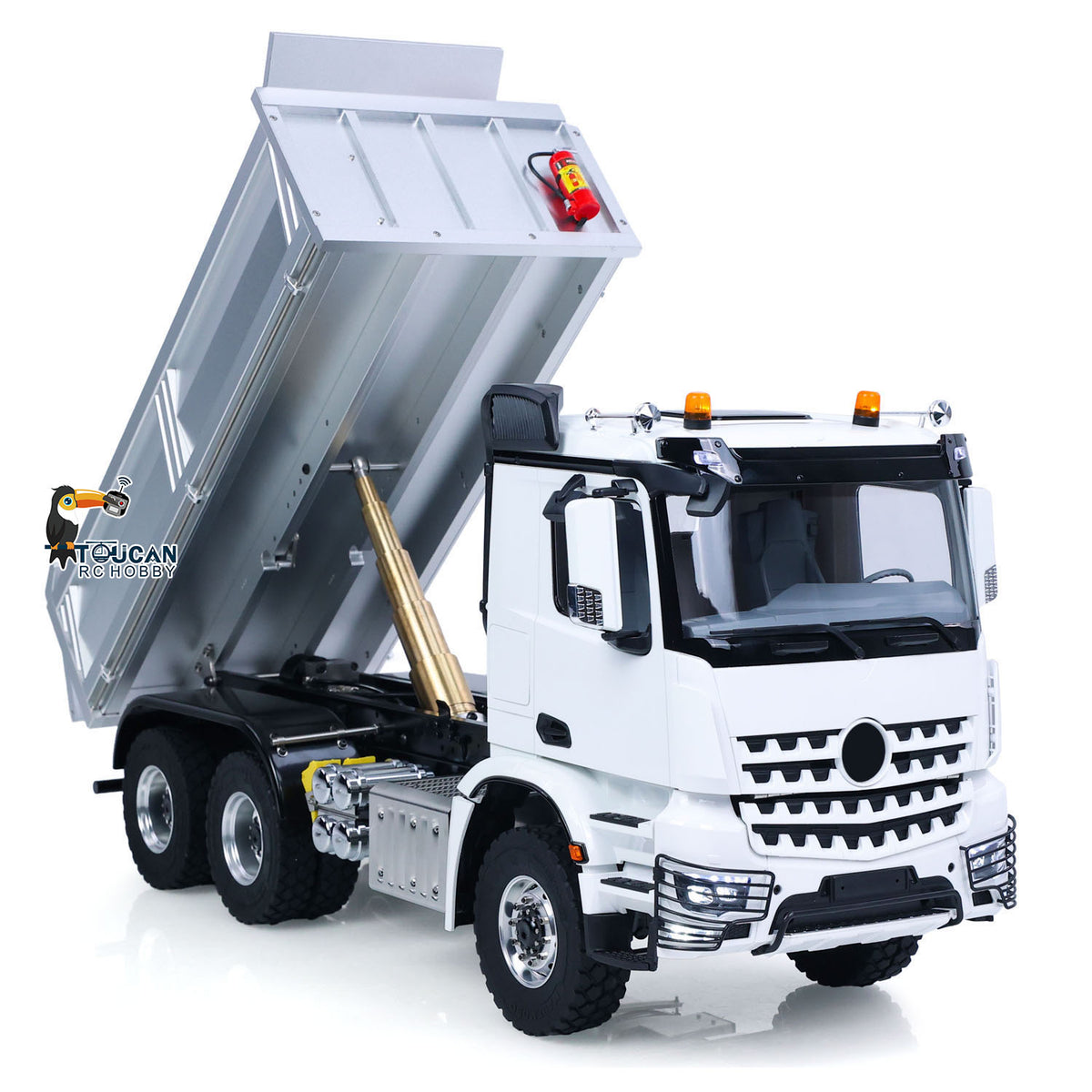 TOUCAN RC HOBBY US Stock MODO 1/14  RC Hydraulic Dumper 3348 - NO Lock Differential Axle Metal RTR