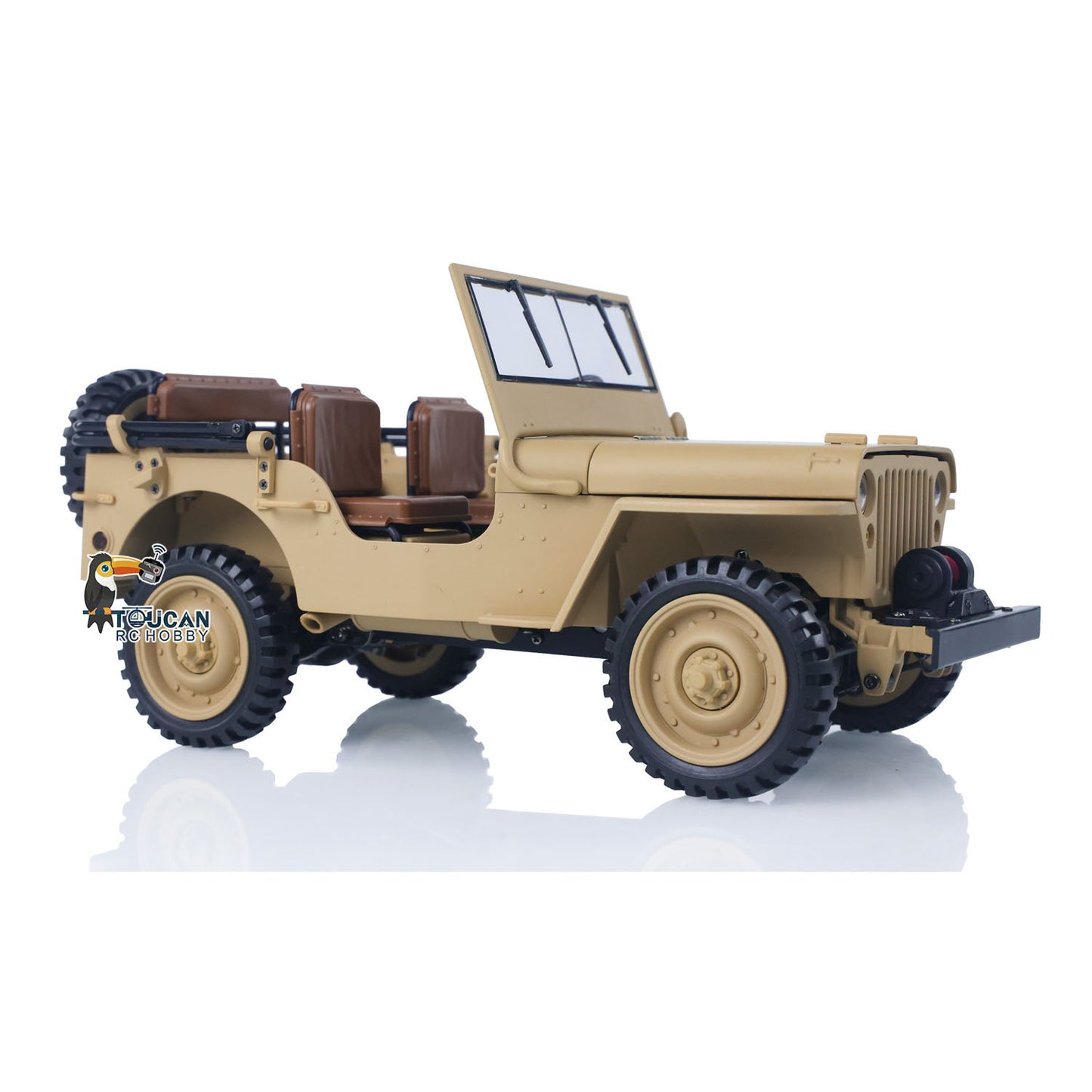 Fast Free Shipping HG 1/14 2.4GHZ Open-top Remote Control Military Car HG4 58 RC Off Road Vehicle 4WD Combat Model Toys 2Speed  Battery Radio