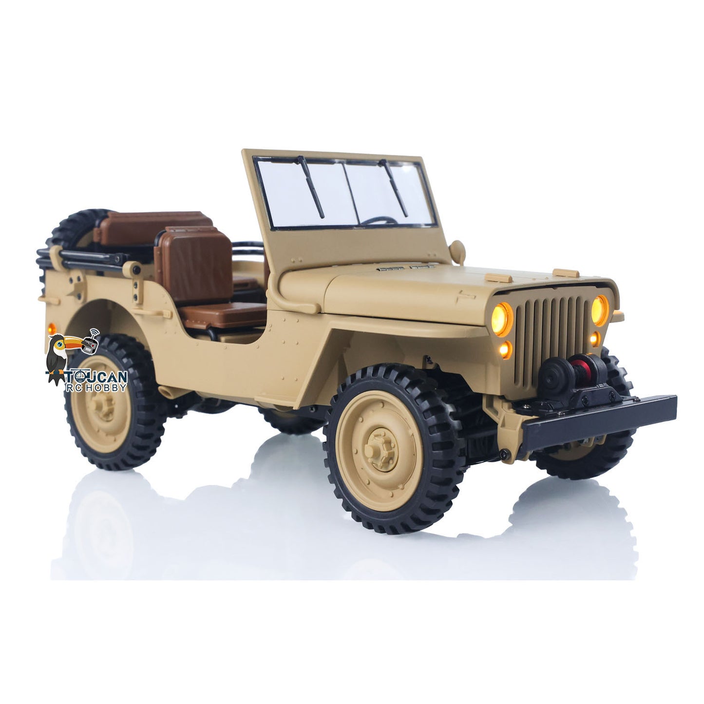 Fast Free Shipping HG 1/14 2.4GHZ Open-top Remote Control Military Car HG4 58 RC Off Road Vehicle 4WD Combat Model Toys 2Speed  Battery Radio