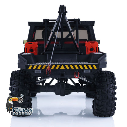 Free Shipping CN Stock Second-hand 1/8 4WD CORSSRC EMO X3 RC Towing Rescue Car 4x4 Remote Control Crawler Car Model