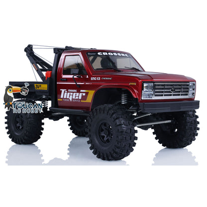 Free Shipping CN Stock Second-hand 1/8 4WD CORSSRC EMO X3 RC Towing Rescue Car 4x4 Remote Control Crawler Car Model