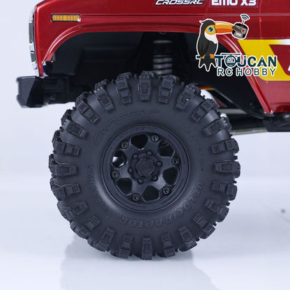 In Stock CROSSRC EMO X3 4WD 1/8 RC Rescue Towing Car 4x4 Remote Control Crawler Car Model Brushed Motor ESC X10 Radio Differential Lock