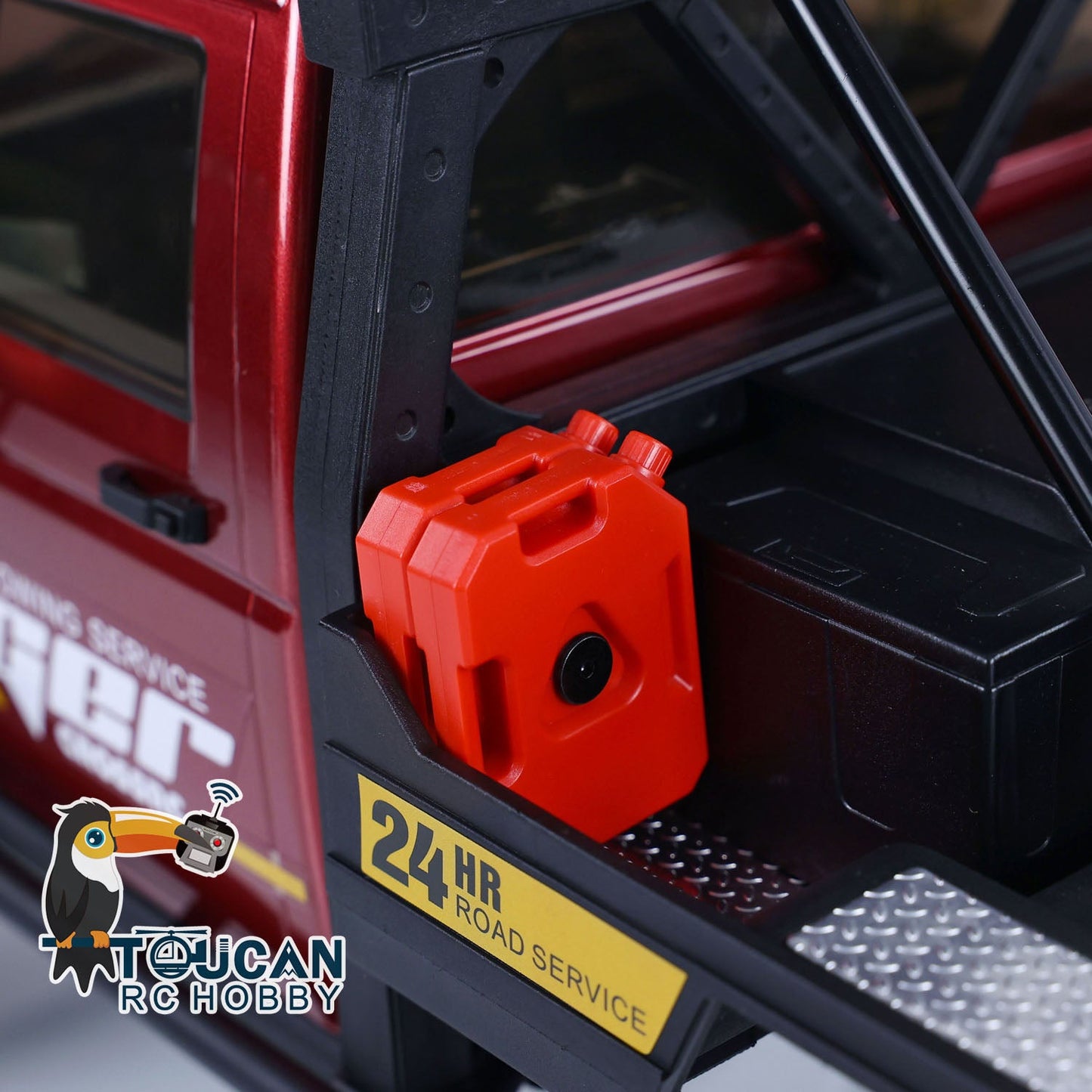 In Stock CROSSRC EMO X3 4WD 1/8 RC Rescue Towing Car 4x4 Remote Control Crawler Car Model Brushed Motor ESC X10 Radio Differential Lock