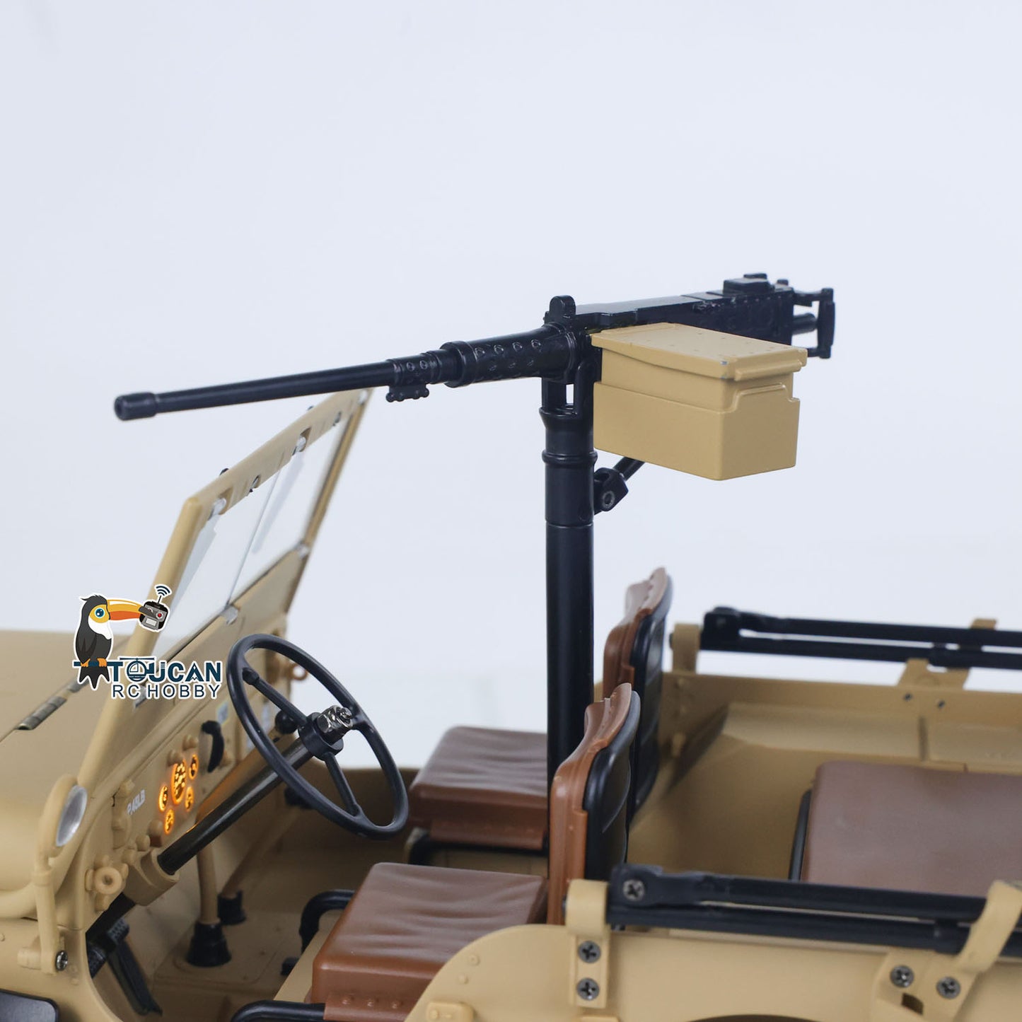 US Stock HG 1/14 2.4GHZ Open-top Remote Control Military Car HG4 58 RC Off Road Vehicle 4WD Combat Model Toys 2Speed Battery Radio