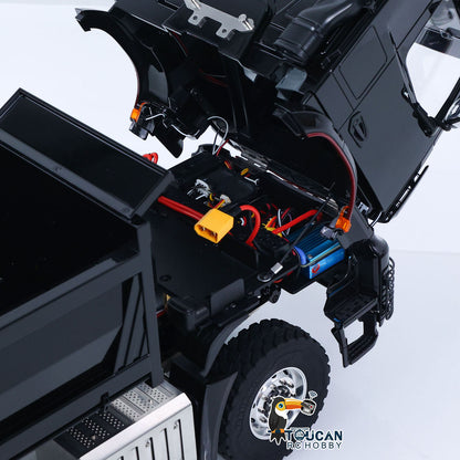6X6 Metal Chassis 3348 RC Hydraulic Dumper 1/14 Radio Controlled Tipper NO Lock Light Sound Radio Battery Construction Truck RTR