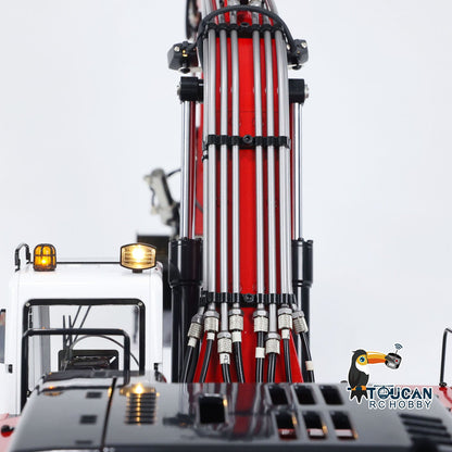 MTM-BA-946 1/14 Metal RC Hydraulic Excavator with 2-Piece Boom Hydraulic Grab Ripper & 2 Buckets ARTR No Battery