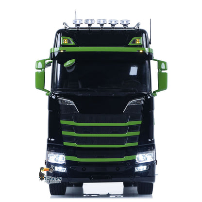 Fast Free Shipping Metal 6x6 1/14 Hydraulic RC Roll Off Dumper Truck Rear Axle Lifting Steering Car