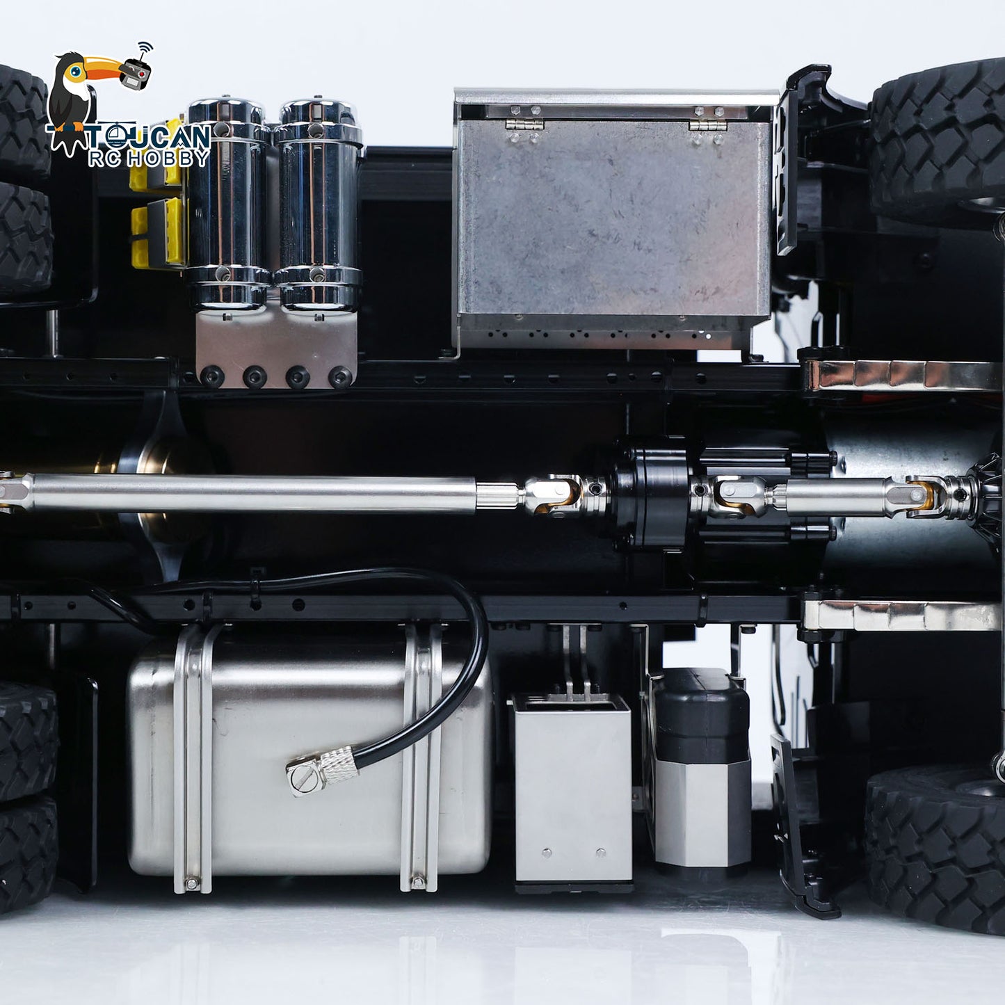 In Stock MDMODEL 3348 6x6 Metal Chassis 1/14 RC Hydraulic Dump Truck Remote Control Tipper 2Speed Gearbox Light Sound HotRC Radio