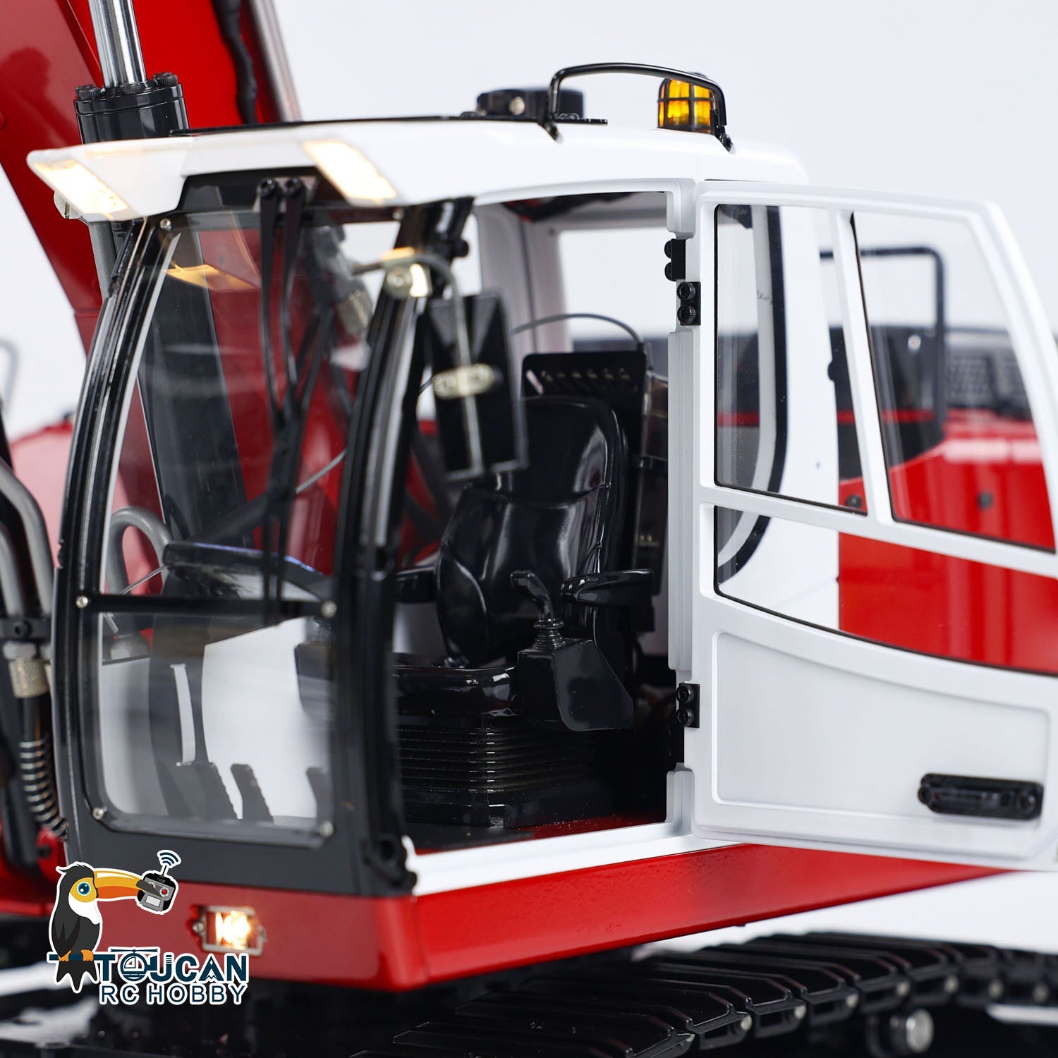 MTM-BA-946 1/14 Metal Hydraulic RC Crawler Excavator Standard 2-Section Boom w/Hydraulic Grab & 3 Attachments PNP No Battery