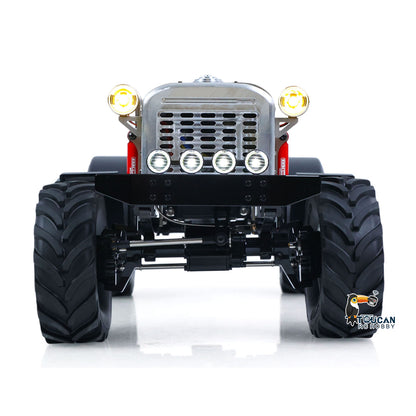 TOUCAN RC HOBBY MODO MD009 1/10 Metal 4WD RC Tractor PNP 2-Speed Transmission Axles Differential Locks Electric Winch Waterproof ESC Light System for Off-Road Model Enthusiast