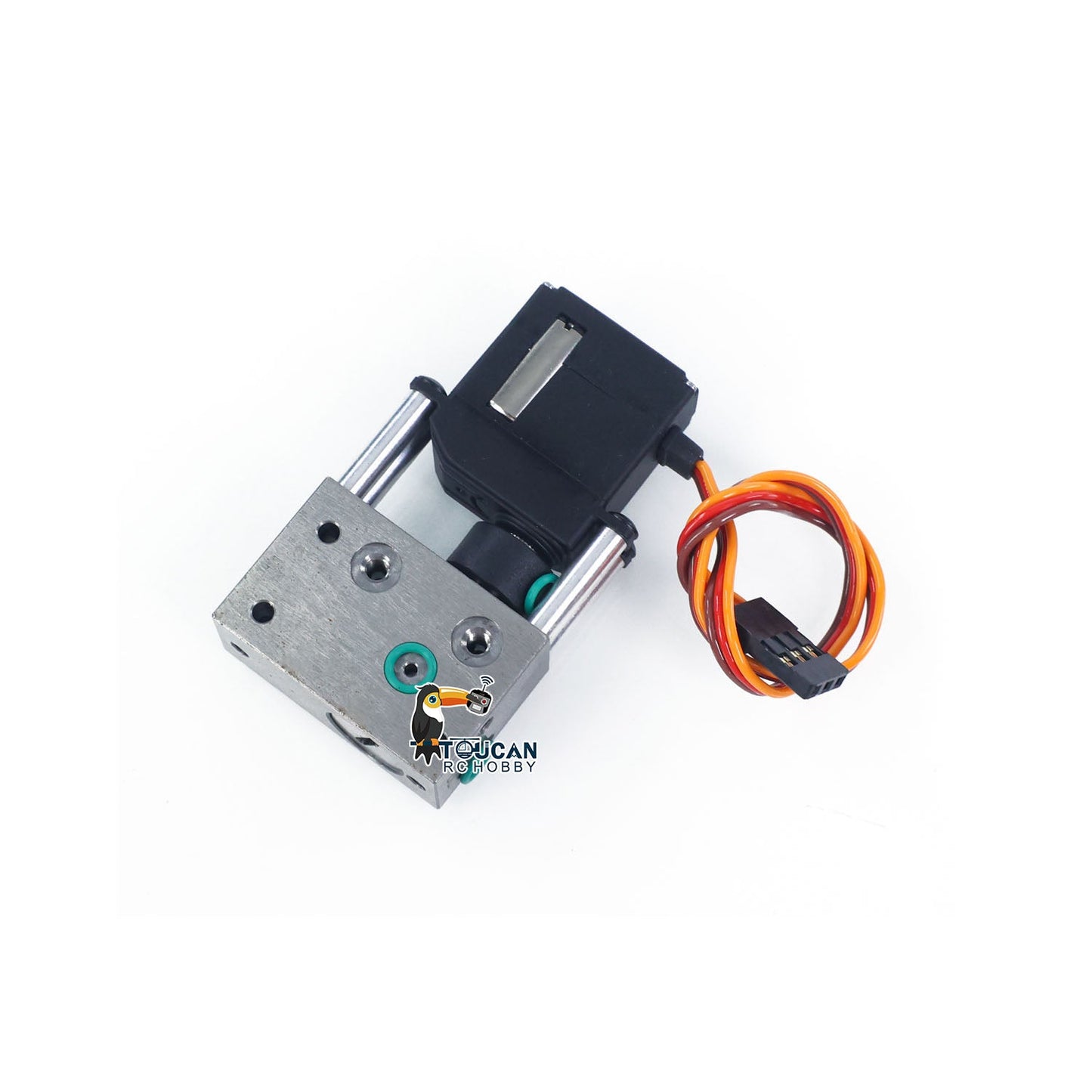 Metal Gripper 1CH Valve Cylinder for 1/14 Remote Control Hydraulic Excavator C308 RC Digger Engineering Vehicle Upgrade Parts