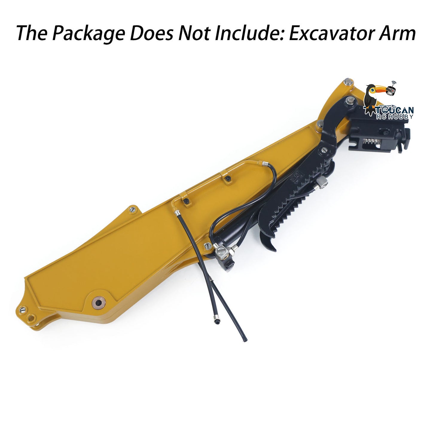 Toucanhobbyhobby Metal Gripper Ripper for 1/14 C308 RC Metal Hydraulic Excavator Model Digger DIY Parts for Serious Enthusiast