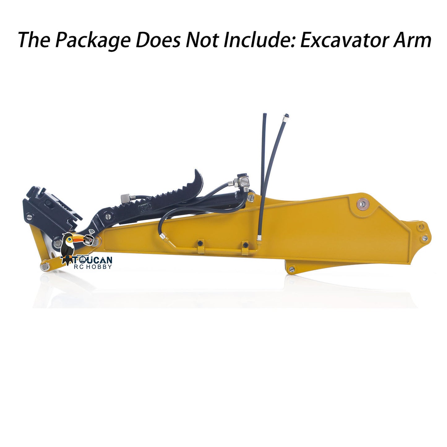 Toucanhobbyhobby Metal Gripper Ripper for 1/14 C308 RC Metal Hydraulic Excavator Model Digger DIY Parts for Serious Enthusiast