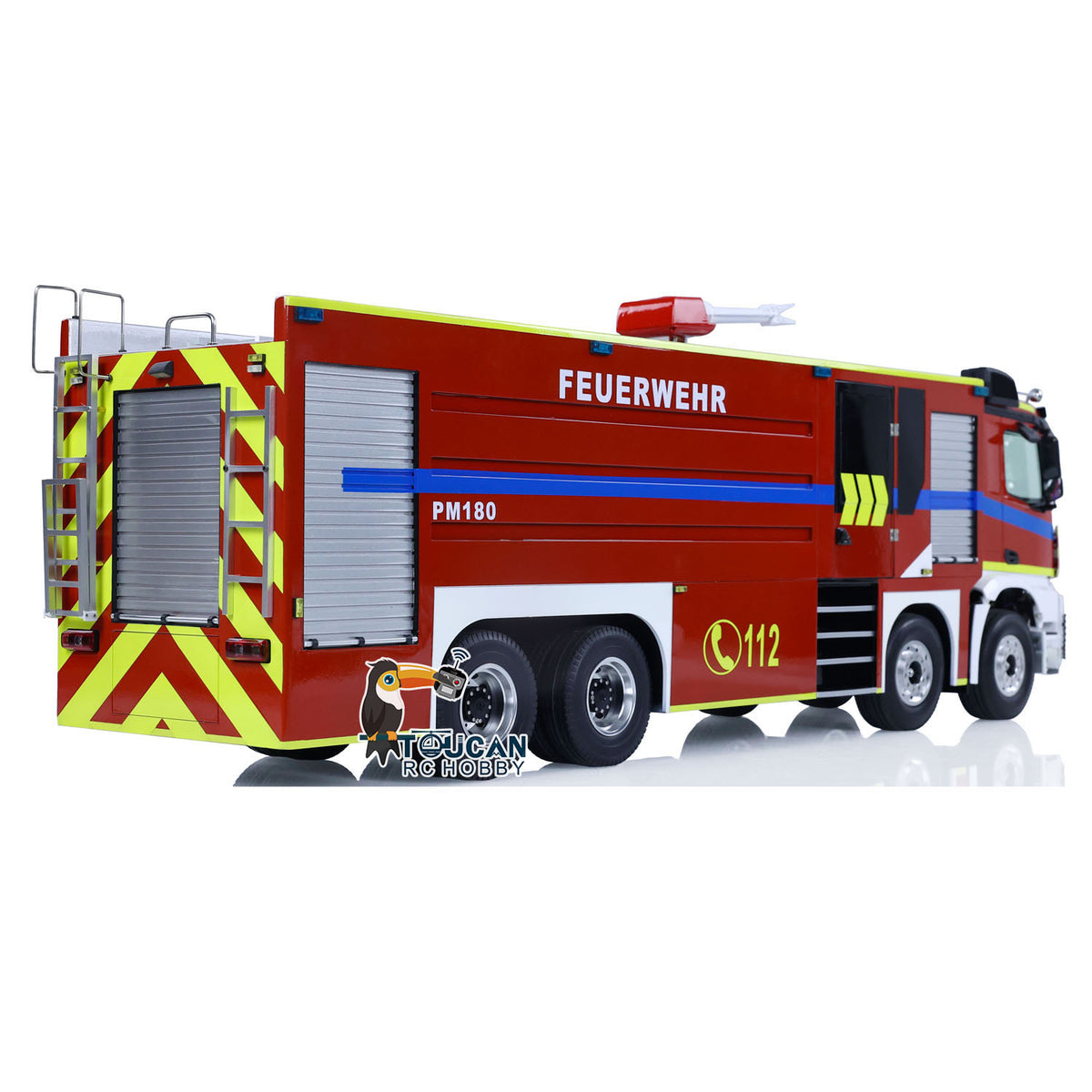 8x4 1/14 RC Fire Fighting Truck Remote Controlled Sprinkler Vehicles S ...