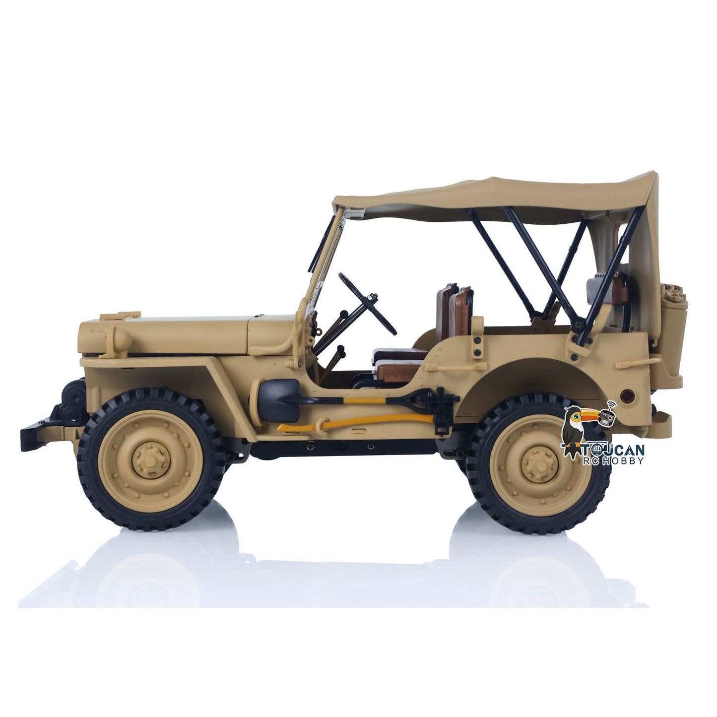 Fast Free Shipping HG 1/14 2.4GHZ Open-top Remote Control Military Car HG4 58 RC Off Road Vehicle 4WD Combat Model Toys 2Speed  Battery Radio