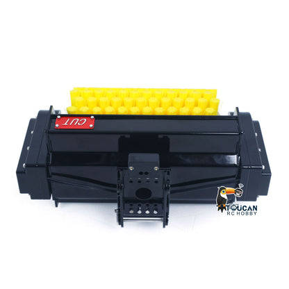 CUT Model Metal Electric Vibrating Tamper/Sweeper/Hydraulic Inclined Wide/Clamshell Bucket/Log Grapple/Wrist for 1/14 RC Excavator LR914 PRO MAX DIY Models