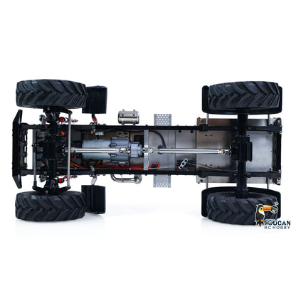 TOUCAN RC HOBBY MODO MD009 1/10 Metal 4WD RC Tractor PNP 2-Speed Transmission Axles Differential Locks Electric Winch Waterproof ESC Light System for Off-Road Model Enthusiast