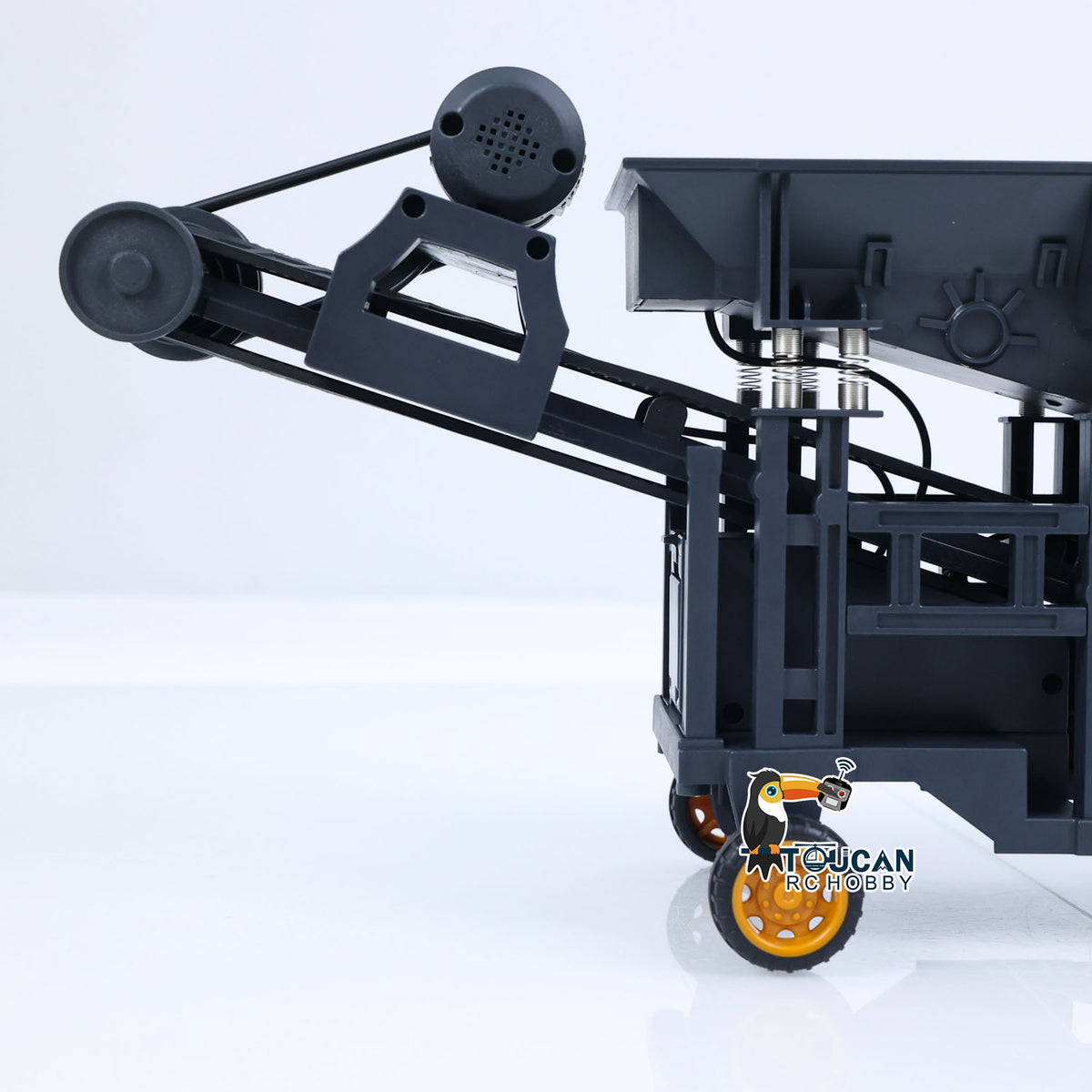TOUCAN RC HOBBY RTR 1/50 Electric Remote Control Vibrating Sand Sieve Machine RC Construction Vehicle Finished Model Battery USB Charging Cable