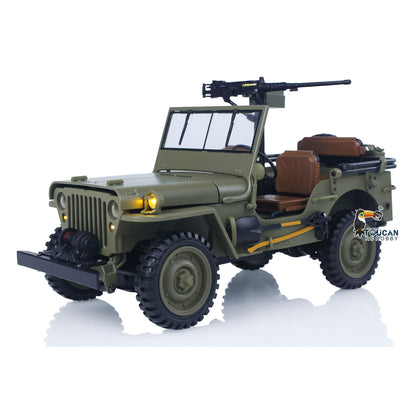 Fast Free Shipping HG 1/14 4x4 Electric Military Truck HG4 58 Convertible Off Road Combat Vehicle Remote Control Car 2Speed Light Sound Motor Model