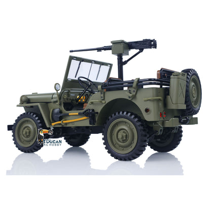 Fast Free Shipping HG 1/14 4x4 Electric Military Truck HG4 58 Convertible Off Road Combat Vehicle Remote Control Car 2Speed Light Sound Motor Model