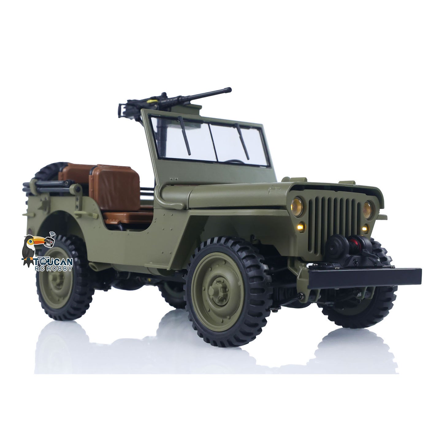 Fast Free Shipping HG 1/14 4x4 Electric Military Truck HG4 58 Convertible Off Road Combat Vehicle Remote Control Car 2Speed Light Sound Motor Model