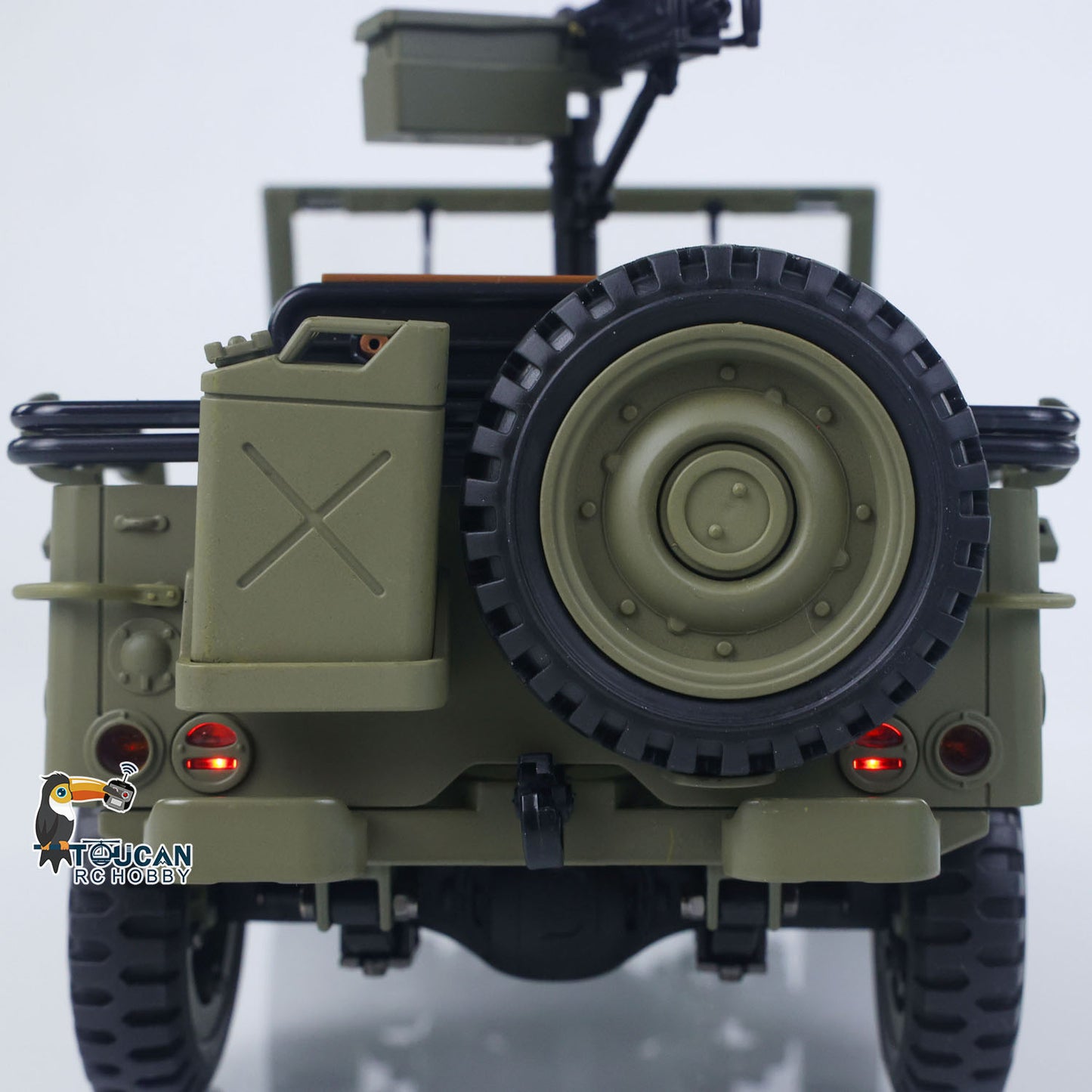US Stock HG 1/14 4x4 Electric Military Truck HG4 58 Convertible Off Road Combat Vehicle Remote Control Car 2Speed Light Sound Motor Model