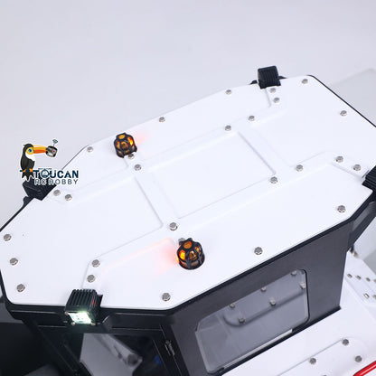 Metal 1/12 Remote Control Hydraulic Bulldozer D155AX RC Heavy Dozer Model 7 Way Valve 3.0L Oil Pump 5 Plows Light Sound System