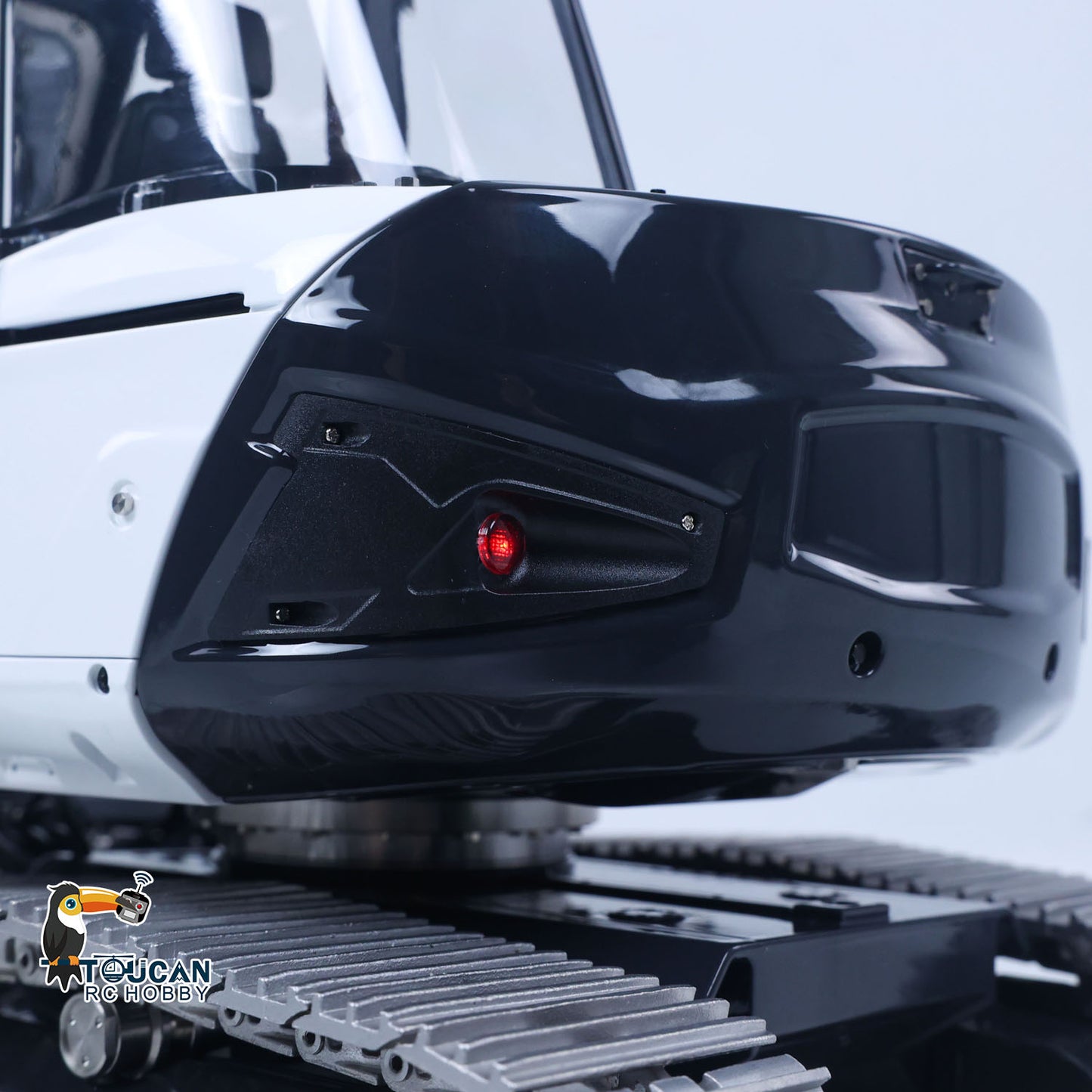 Metal LESU 1/14 RC Hydraulic Excavator MC15 CNC Shell 4 Arms Remote Control Digger 9CH Valves Dual Pumps Quick Released Coupler