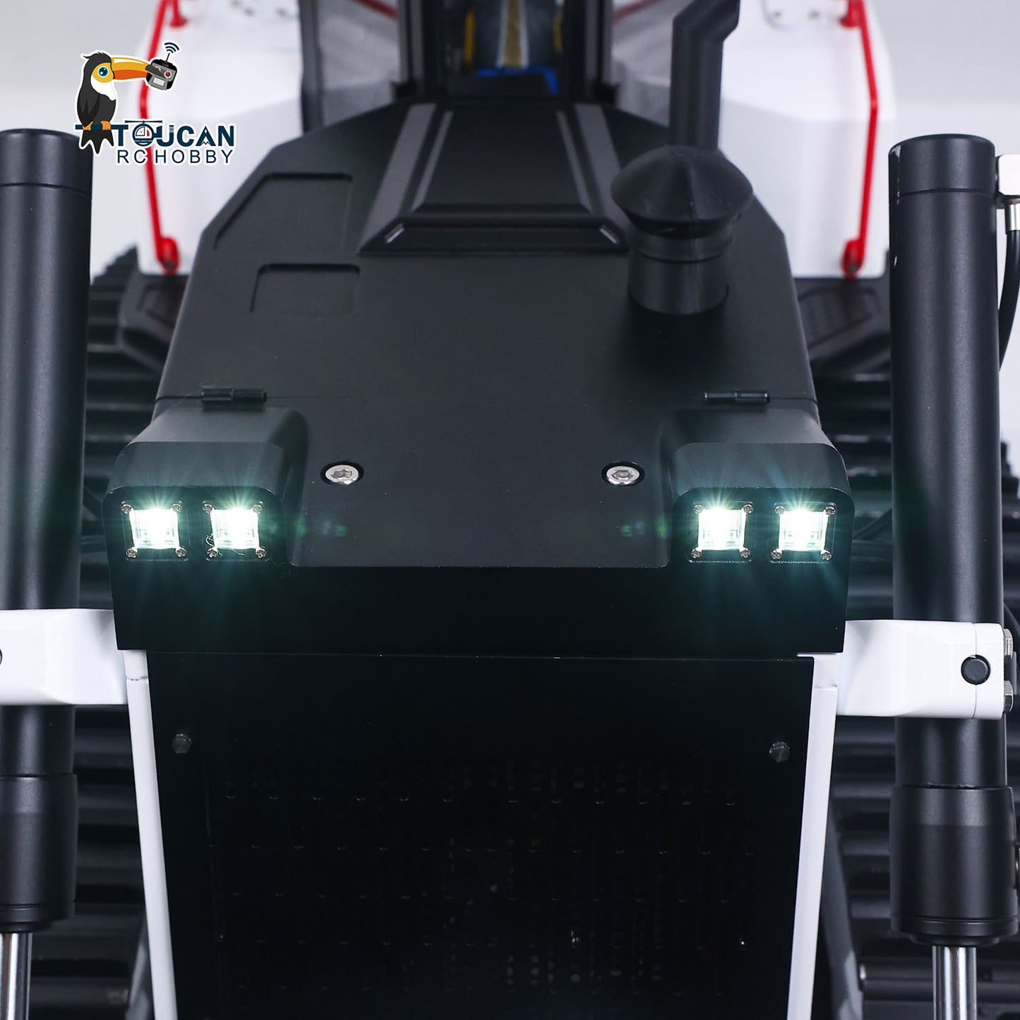 Metal 1/12 Remote Control Hydraulic Bulldozer D155AX RC Heavy Dozer Model 7 Way Valve 3.0L Oil Pump 5 Plows Light Sound System
