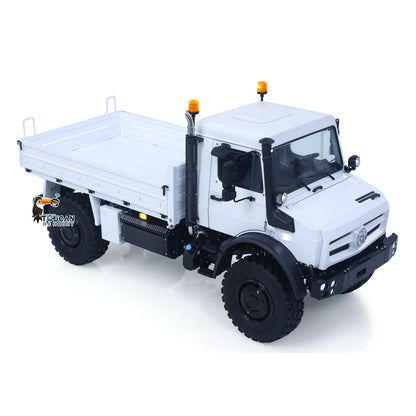 LESU U4023 1/14 Metal RC Off Road Truck PNP Remote Control All Terrain Crawler Car Vehicle 3 Speed Transmission Differential Locks Steel Cargo Bed Light Sound System for Hobby Model Enthusiast