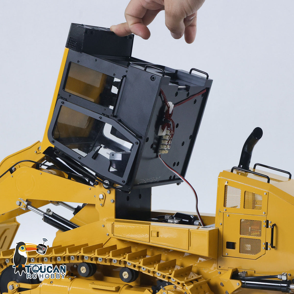 TOUCAN RC HOBBY Pre-order JDModel 1/14 Metal RC Hydraulic Loader JDM-188 963D Tracked Construction Truck 3CH Valve Pump ST8 Radio Light Sound RTR for Sale