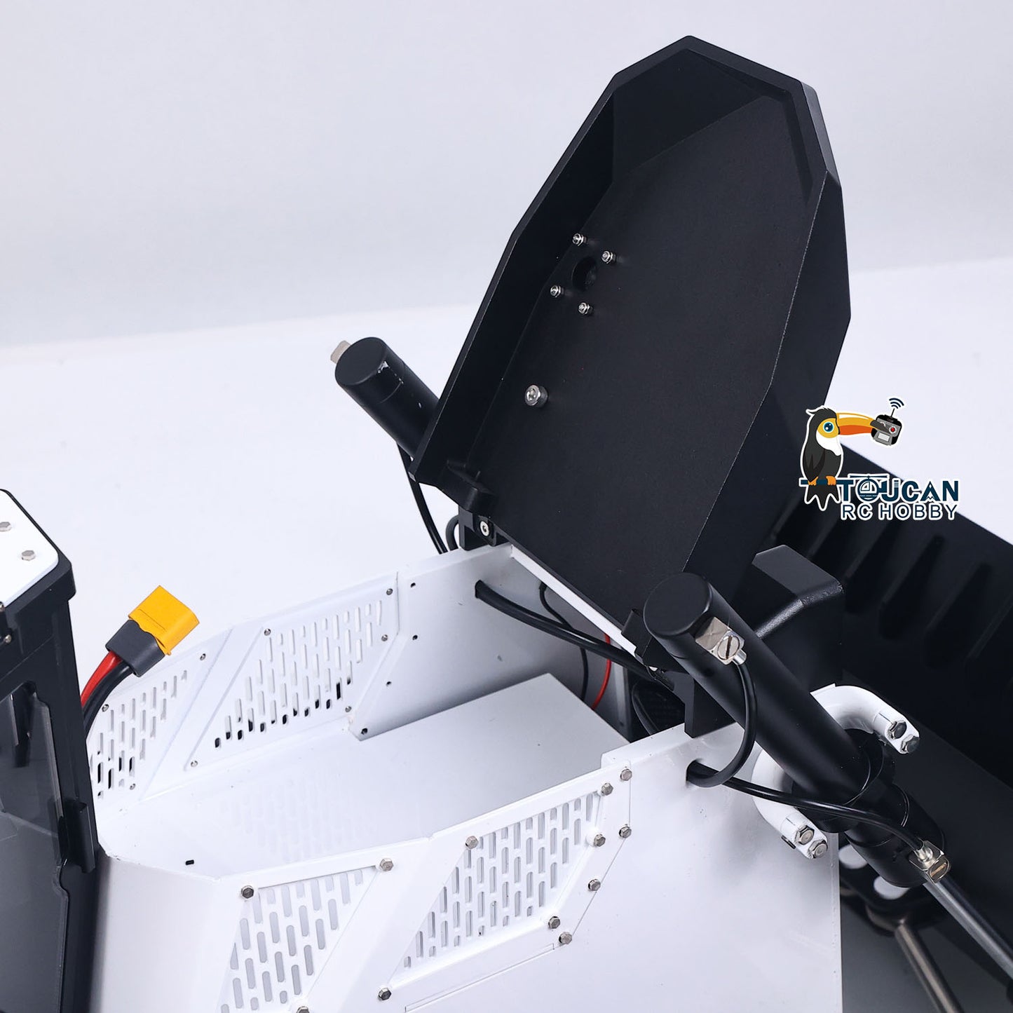 Metal 1/12 Remote Control Hydraulic Bulldozer D155AX RC Heavy Dozer Model 7 Way Valve 3.0L Oil Pump 5 Plows Light Sound System