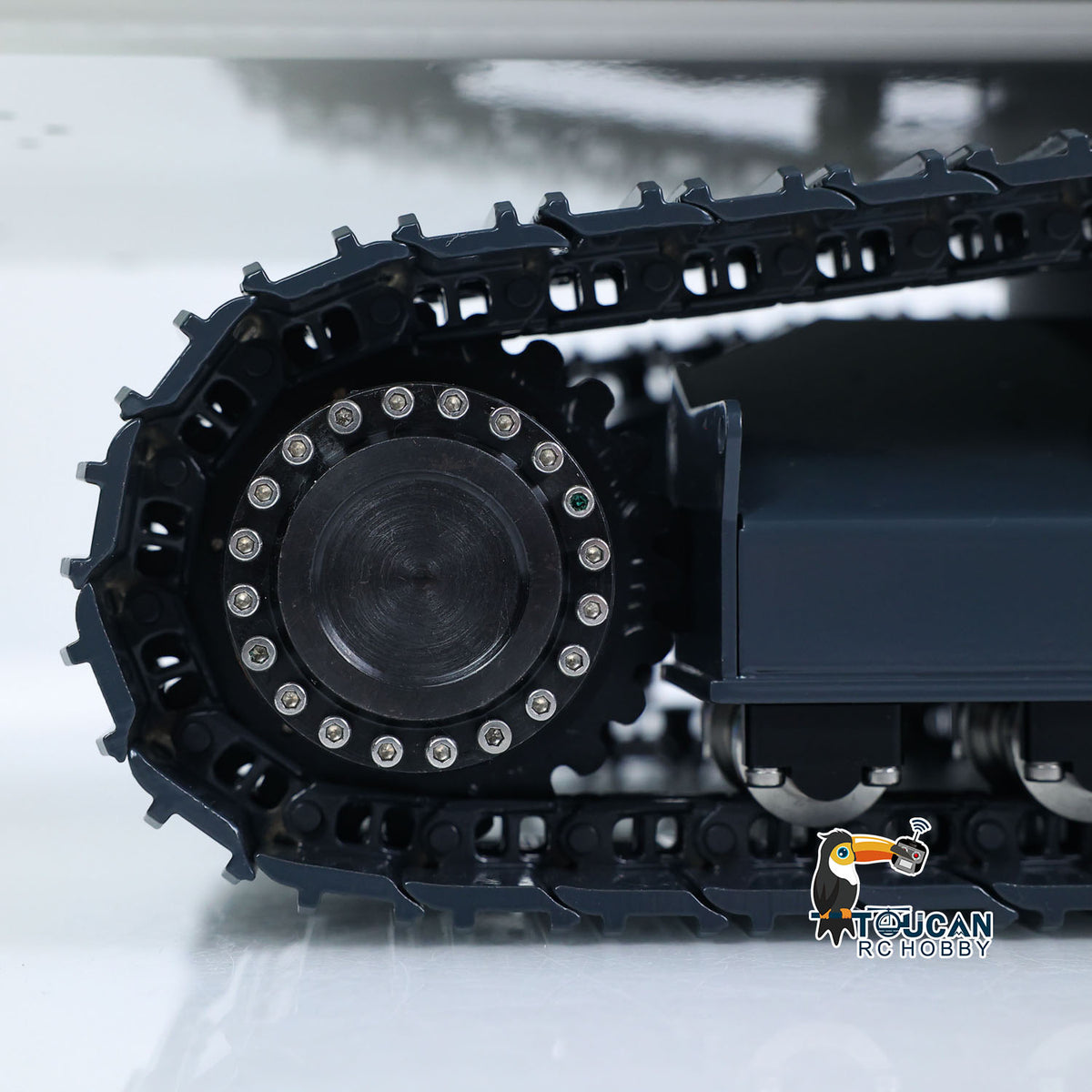 TOUCAN RC HOBBY LR976 1/12 Metal RTR RC Hydraulic Excavator 6-Way Valve Dual Pump Brushless Motor Quick Coupler PL18EV Lite Controller Smoke Light Sound