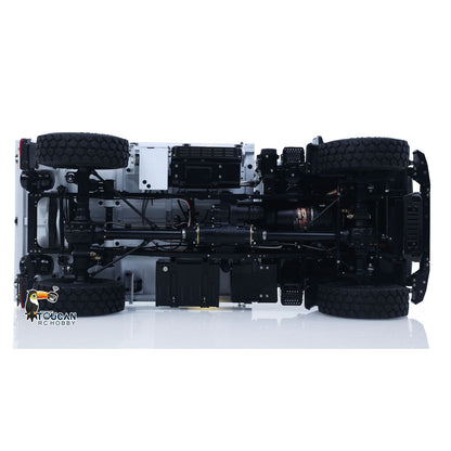LESU U4023 1/14 Metal RC Off Road Truck PNP Remote Control All Terrain Crawler Car Vehicle 3 Speed Transmission Differential Locks Steel Cargo Bed Light Sound System for Hobby Model Enthusiast