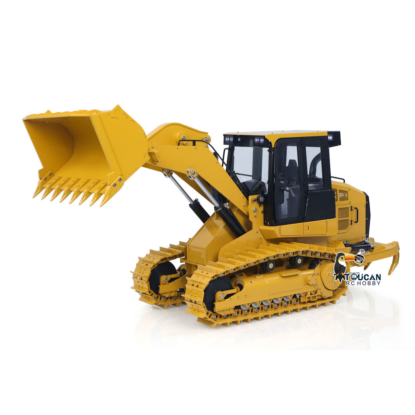 In Stock JDM-188 963D 1/14 Metal Tracked RC Hydraulic Loader JDMODEL Valve Pump Almost-Ready-to-Run FS I6S Controller W/ Light Sound