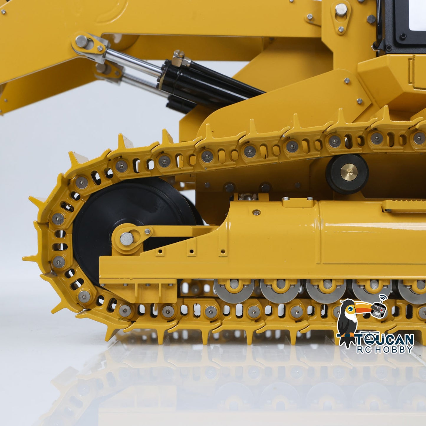 In Stock JDM-188 963D 1/14 Metal Tracked RC Hydraulic Loader JDMODEL Valve Pump Almost-Ready-to-Run FS I6S Controller W/ Light Sound