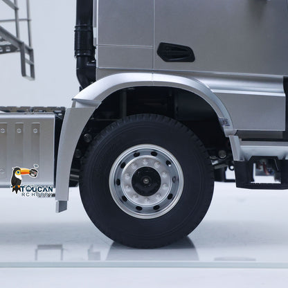 Fast Free Shipping Kabolite RTR Car 1/14 4X4 RC Tractor Truck 3Axles Electric Lifting Dump Trailer