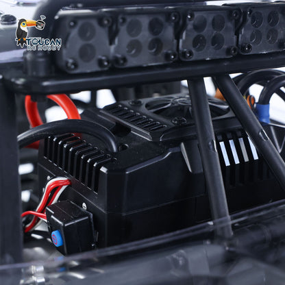 80KM/H High Speed 1/5 RC Off Road Car GR1 Pro Electric Model 2Speed Remote Control Rock Crawler Metal Chassis Rear Axle Locks