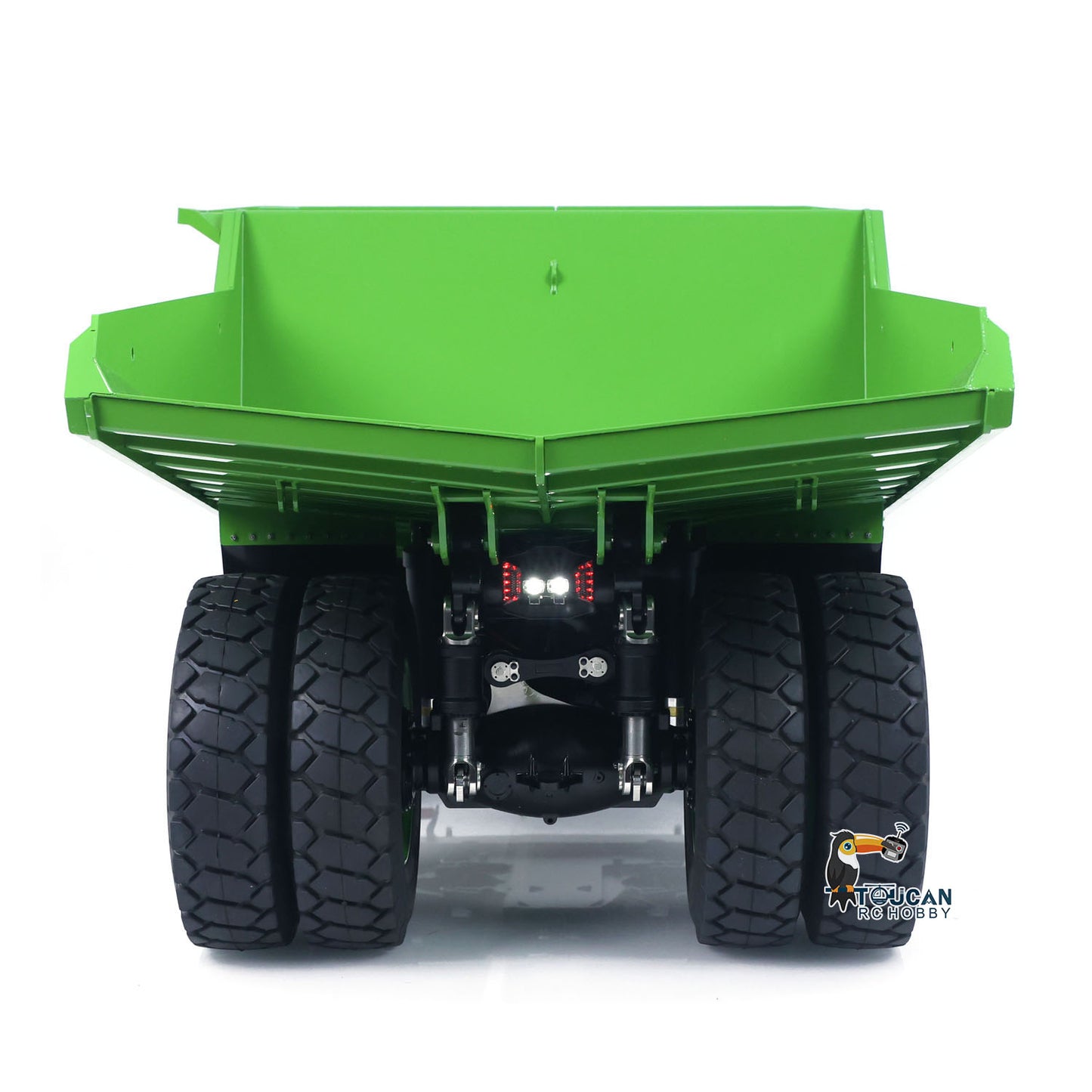 LESU AOUE R100E 1/16 Metal RC Mining Truck Model Hydraulic CNC Aluminum Alloy Vehicle Differential Lock Suspension for Construction Hobbyists
