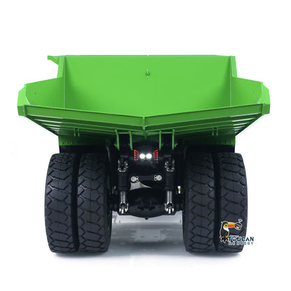 LESU AOUE R100E 1/16 Metal RC Mining Truck Model Hydraulic CNC Aluminum Alloy Vehicle Differential Lock Suspension for Construction Hobbyists