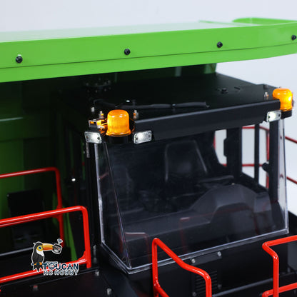 LESU AOUE R100E 1/16 Metal RC Mining Truck Model Hydraulic CNC Aluminum Alloy Vehicle Differential Lock Suspension for Construction Hobbyists