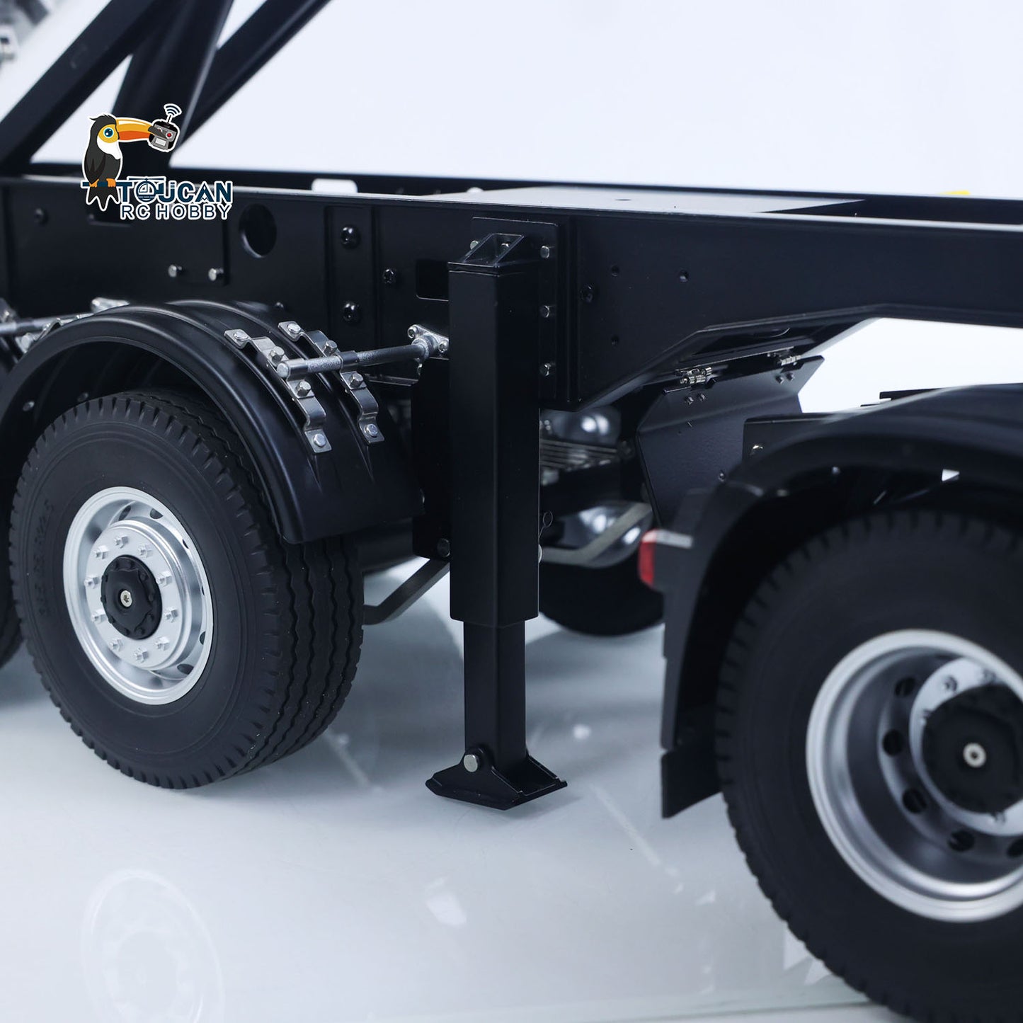 US Stock Kabolite RTR Car 1/14 4X4 RC Tractor Truck 3Axles Electric Lifting Dump Trailer 5801 2-speed Remote Control Vehicle Model