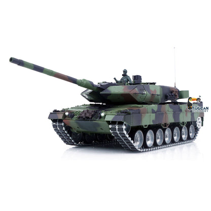 1/16 Remote Control Tank Model Heng Long 7.0 Mainboard Full Metal Chassis IR Barrel Recoil Elevation 550 Motor Steel Gearbox