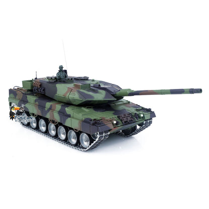1/16 Remote Control Tank Model Heng Long 7.0 Mainboard Full Metal Chassis IR Barrel Recoil Elevation 550 Motor Steel Gearbox